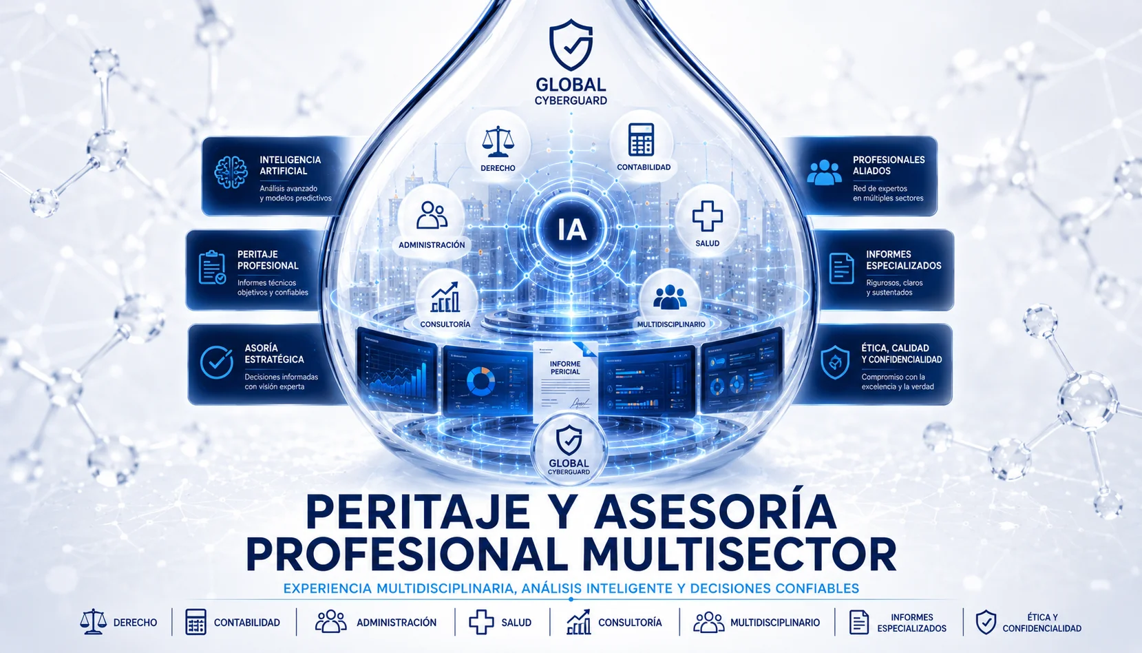 Peritaje y asesoría profesional multisector con inteligencia artificial